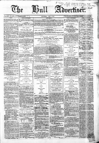 cover page of Hull Advertiser published on May 4, 1861