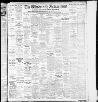 cover page of Westmeath Independent published on June 18, 1910