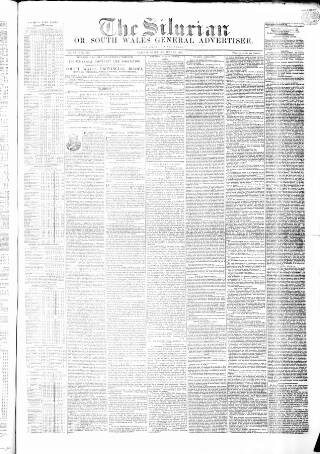 cover page of Silurian published on June 18, 1853