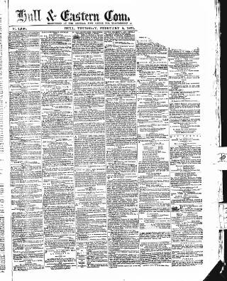 cover page of Hull and Eastern Counties Herald published on February 2, 1871