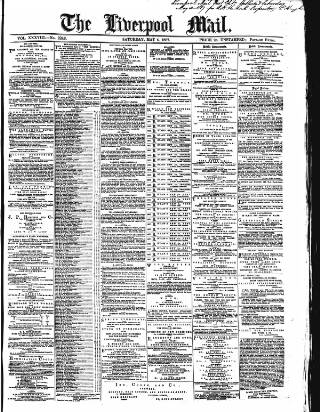 cover page of Liverpool Mail published on May 4, 1867