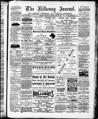 cover page of Kilkenny Journal and Leinster Commercial and Literary Advertiser published on June 18, 1902