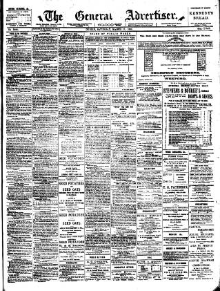 cover page of General Advertiser for Dublin and all Ireland published on March 19, 1898