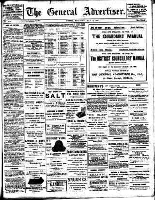cover page of General Advertiser for Dublin and all Ireland published on May 4, 1907