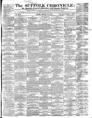 cover page of Suffolk Chronicle published on September 17, 1859