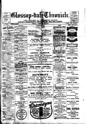 cover page of Glossop-dale Chronicle and North Derbyshire Reporter published on February 2, 1906