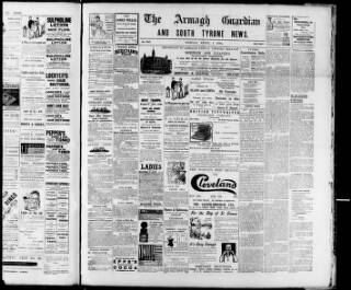 cover page of Armagh Guardian published on April 1, 1898