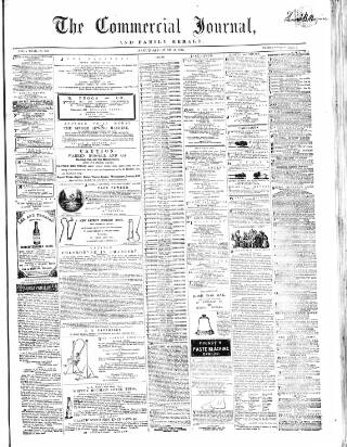 cover page of Commercial Journal published on June 18, 1864