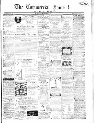 cover page of Commercial Journal published on September 17, 1864