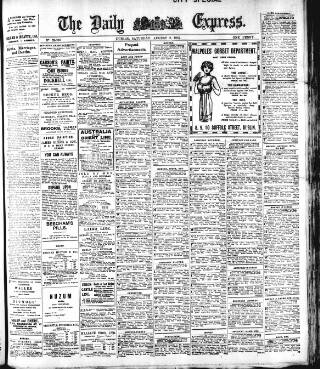 cover page of Dublin Daily Express published on August 2, 1913