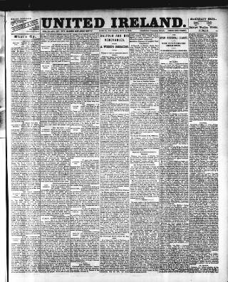 cover page of Flag of Ireland published on November 2, 1889