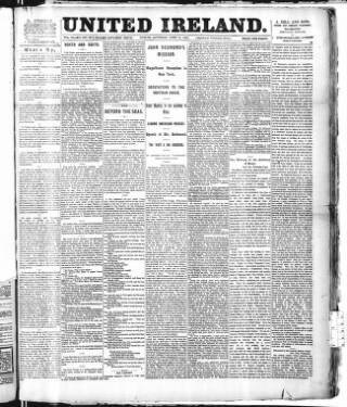 cover page of Flag of Ireland published on June 18, 1892
