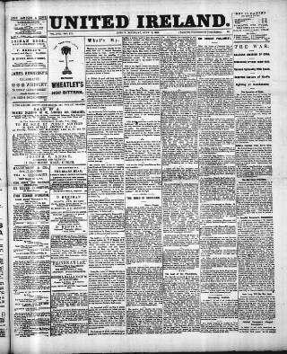 cover page of Flag of Ireland published on June 18, 1898