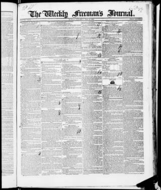 cover page of Weekly Freeman's Journal published on May 4, 1839