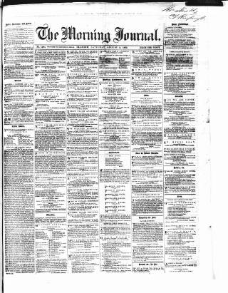 cover page of Glasgow Morning Journal published on August 2, 1862