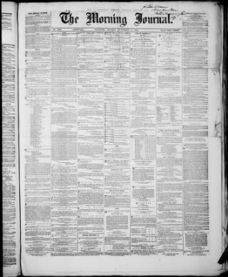 cover page of Glasgow Morning Journal published on November 2, 1868