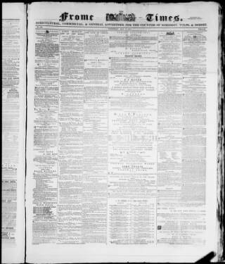 cover page of Frome Times published on May 2, 1877