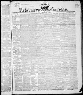 cover page of Glasgow Gazette published on April 1, 1848