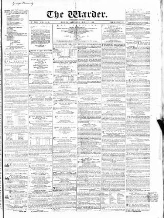 cover page of Warder and Dublin Weekly Mail published on June 18, 1864