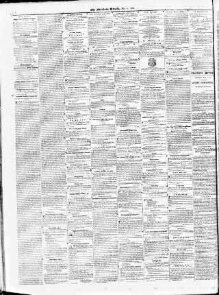 cover page of Aberdeen Herald published on May 4, 1850
