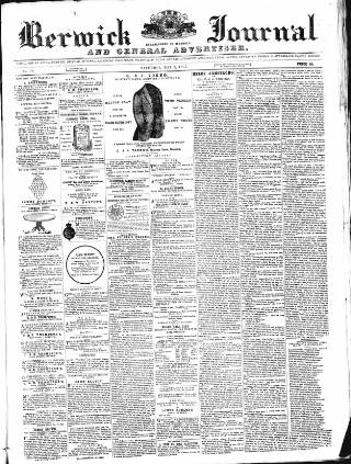cover page of Illustrated Berwick Journal published on May 2, 1857