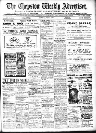 cover page of Chepstow Weekly Advertiser published on May 2, 1903