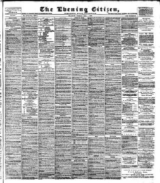 cover page of Glasgow Evening Citizen published on April 1, 1886