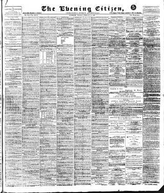 cover page of Glasgow Evening Citizen published on February 2, 1888