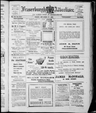 cover page of Fraserburgh Advertiser published on September 17, 1920