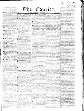 cover page of London Courier and Evening Gazette published on September 17, 1832