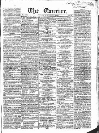 cover page of London Courier and Evening Gazette published on May 4, 1837