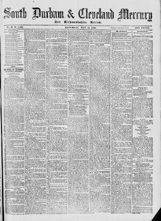 cover page of South Durham & Cleveland Mercury published on May 25, 1889