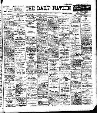 cover page of Dublin Daily Nation published on May 2, 1900