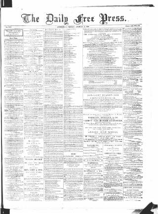 cover page of Aberdeen Free Press published on August 2, 1889