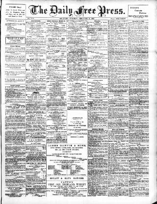 cover page of Aberdeen Free Press published on February 2, 1892