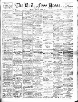 cover page of Aberdeen Free Press published on June 18, 1892