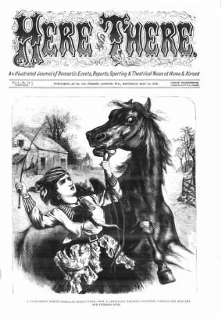cover page of The Days' Doings published on May 25, 1872