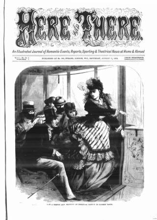 cover page of The Days' Doings published on August 17, 1872