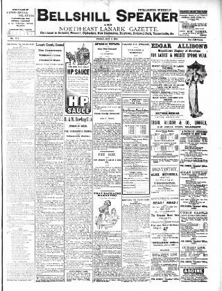 cover page of Bellshill Speaker published on May 2, 1913