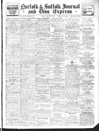 cover page of Diss Express published on June 18, 1948