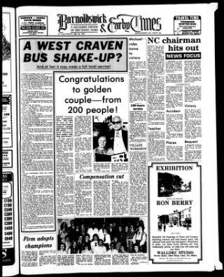 cover page of Barnoldswick & Earby Times published on May 4, 1979