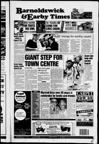 cover page of Barnoldswick & Earby Times published on June 18, 1999
