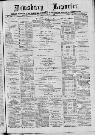cover page of Dewsbury Reporter published on May 4, 1889