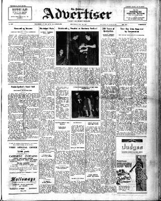 cover page of Banbury Advertiser published on May 2, 1951