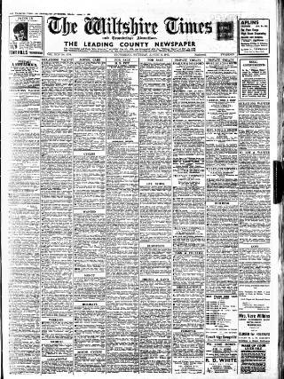 cover page of Wiltshire Times and Trowbridge Advertiser published on August 2, 1947