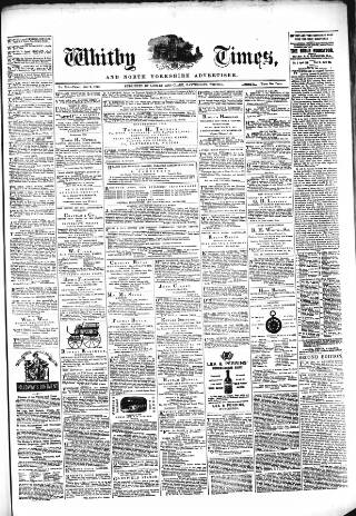 cover page of Whitby Times, and North Yorkshire Advertiser published on May 2, 1873