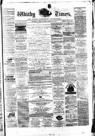 cover page of Whitby Times published on June 18, 1875