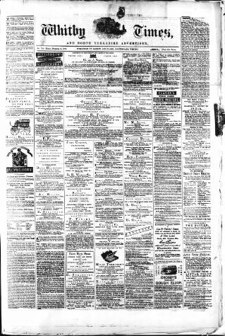 cover page of Whitby Times published on December 17, 1875