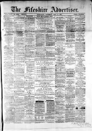 cover page of Fifeshire Advertiser published on May 2, 1874