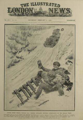 cover page of Illustrated London News published on February 2, 1918